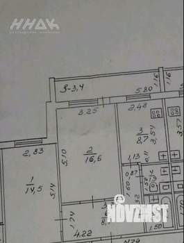 2-к квартира, вторичка, 53м2, 9/10 этаж