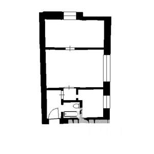 2-к квартира, вторичка, 36м2, 1/2 этаж