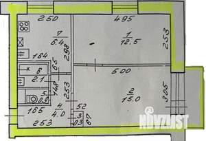 2-к квартира, вторичка, 41м2, 4/5 этаж