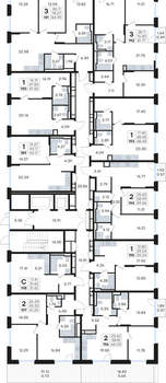 3-к квартира, вторичка, 82м2, 2/13 этаж