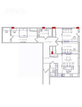 3-к квартира, вторичка, 107м2, 7/10 этаж