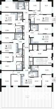 4-к квартира, вторичка, 122м2, 12/13 этаж