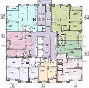 2-к квартира, вторичка, 64м2, 24/25 этаж