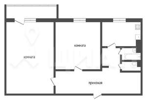 2-к квартира, вторичка, 47м2, 5/5 этаж