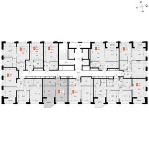 1-к квартира, вторичка, 43м2, 13/16 этаж