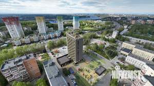 1-к квартира, строящийся дом, 39м2, 9/17 этаж