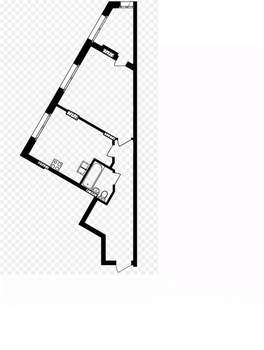 1-к квартира, вторичка, 57м2, 5/21 этаж