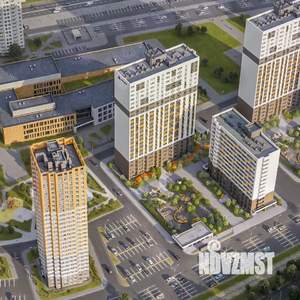 1-к квартира, строящийся дом, 41м2, 6/24 этаж