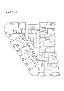 1-к квартира, вторичка, 44м2, 2/24 этаж