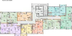 2-к квартира, вторичка, 58м2, 22/25 этаж