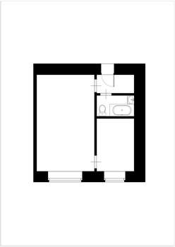 1-к квартира, вторичка, 29м2, 6/6 этаж
