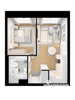 1-к квартира, вторичка, 32м2, 2/15 этаж