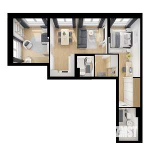 2-к квартира, вторичка, 62м2, 6/15 этаж