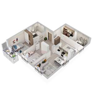 3-к квартира, вторичка, 77м2, 8/10 этаж