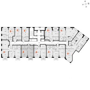 1-к квартира, вторичка, 45м2, 3/16 этаж