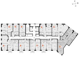 3-к квартира, вторичка, 92м2, 4/16 этаж