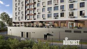 1-к квартира, строящийся дом, 43м2, 4/18 этаж