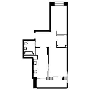 2-к квартира, вторичка, 58м2, 11/22 этаж