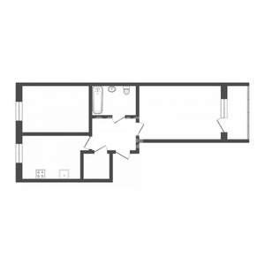 2-к квартира, вторичка, 75м2, 8/9 этаж