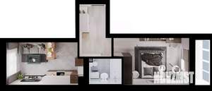 1-к квартира, вторичка, 42м2, 3/4 этаж