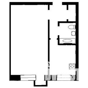 1-к квартира, вторичка, 30м2, 4/9 этаж