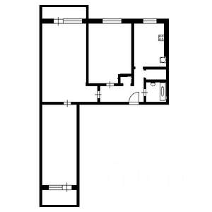 3-к квартира, вторичка, 60м2, 6/9 этаж
