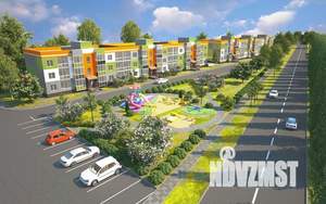 1-к квартира, строящийся дом, 34м2, 2/3 этаж