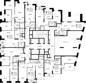 Студия квартира, вторичка, 30м2, 3/32 этаж