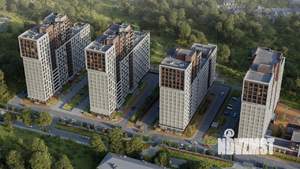 1-к квартира, строящийся дом, 40м2, 12/18 этаж