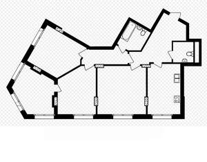 3-к квартира, вторичка, 106м2, 8/21 этаж