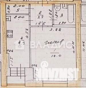 1-к квартира, вторичка, 35м2, 4/9 этаж