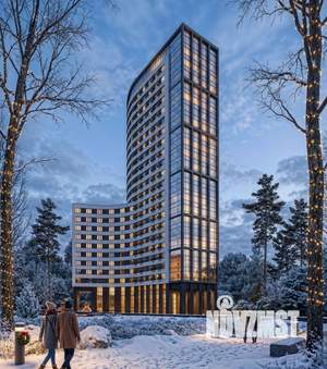 2-к квартира, строящийся дом, 65м2, 18/25 этаж
