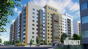 2-к квартира, строящийся дом, 53м2, 6/9 этаж