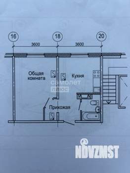 1-к квартира, вторичка, 36м2, 2/10 этаж