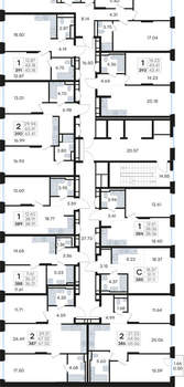 2-к квартира, вторичка, 62м2, 4/13 этаж