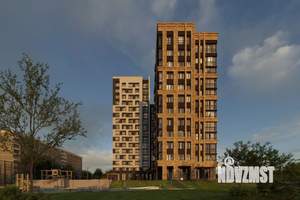 1-к квартира, строящийся дом, 37м2, 9/16 этаж