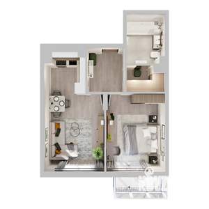 1-к квартира, вторичка, 47м2, 10/10 этаж