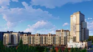 1-к квартира, строящийся дом, 47м2, 7/7 этаж