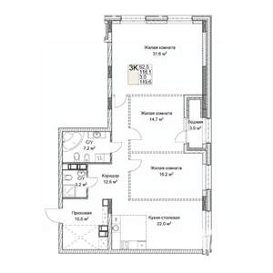Фото квартиры на продажу (1)