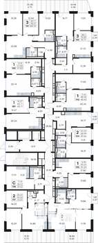 3-к квартира, вторичка, 82м2, 2/13 этаж