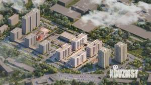 3-к квартира, строящийся дом, 65м2, 2/17 этаж