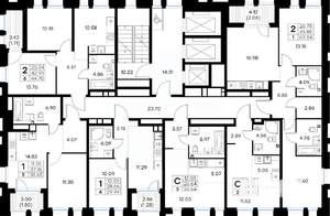 2-к квартира, вторичка, 64м2, 2/30 этаж