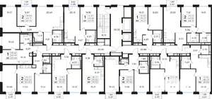 2-к квартира, вторичка, 55м2, 7/13 этаж