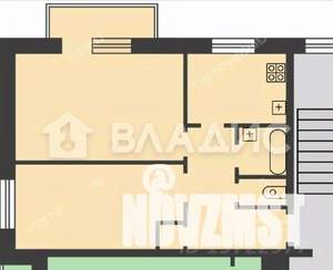 2-к квартира, вторичка, 46м2, 7/9 этаж