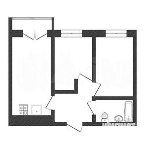 2-к квартира, вторичка, 58м2, 11/24 этаж