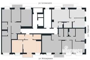 1-к квартира, вторичка, 53м2, 6/9 этаж