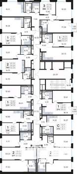 1-к квартира, вторичка, 43м2, 3/13 этаж