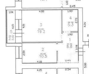 1-к квартира, вторичка, 46м2, 2/11 этаж
