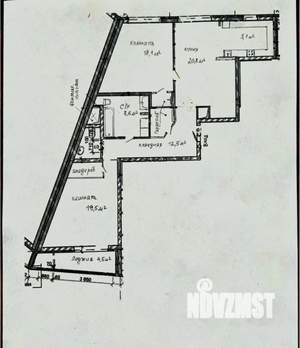 2-к квартира, вторичка, 86м2, 8/8 этаж