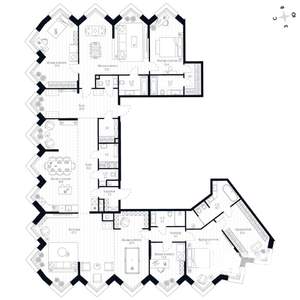 6-к квартира, вторичка, 307м2, 20/20 этаж